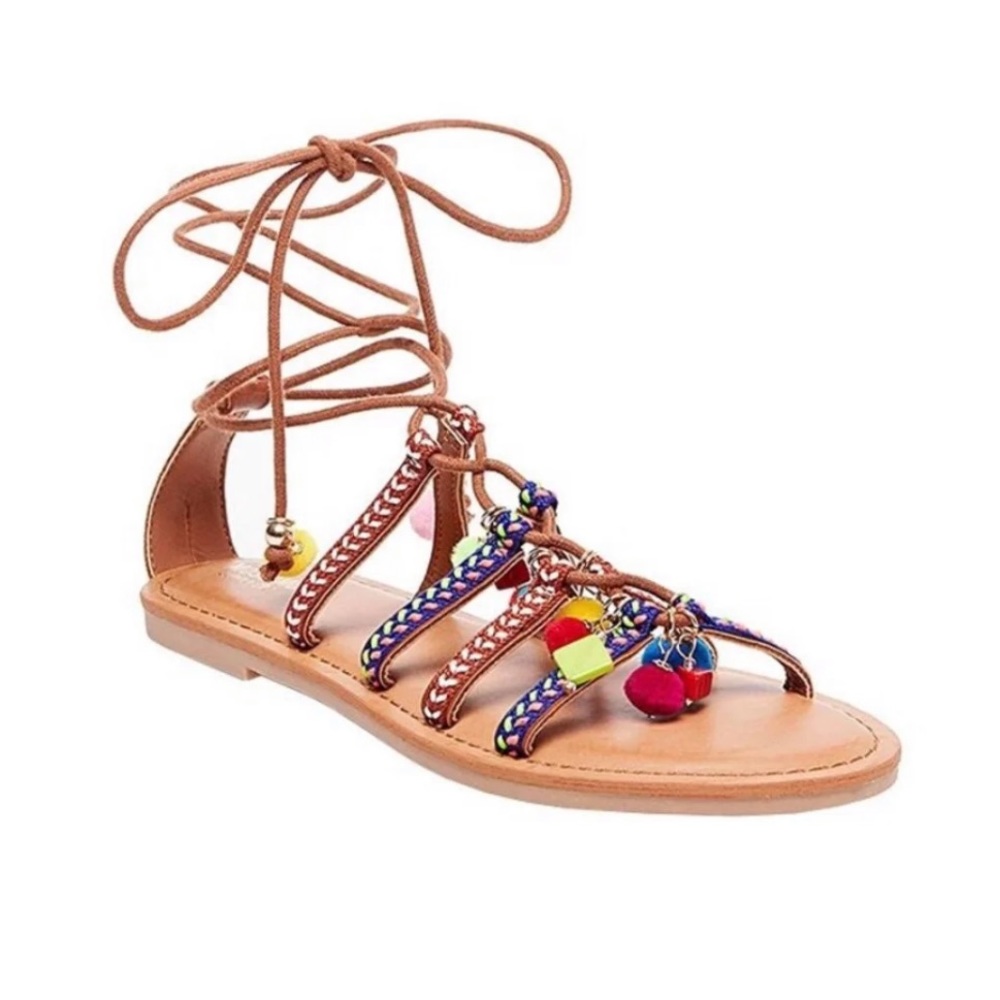 MOSSIMO Lace-up Colorful Sandals